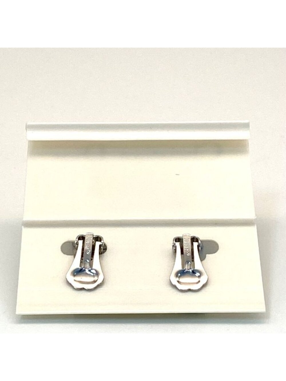 Dior Earrings Silver Logo Formal - Picture 3 of 10